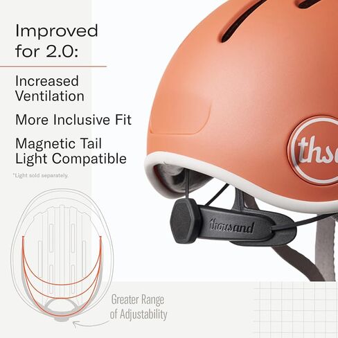 Thousand Bike Helmet for Adults - Heritage Collection - Safety Certified for Bicycle Skateboard Road Bike Skating Roller Skates Cycling Helmet (So Silver 2.0, Medium) in Kuwait