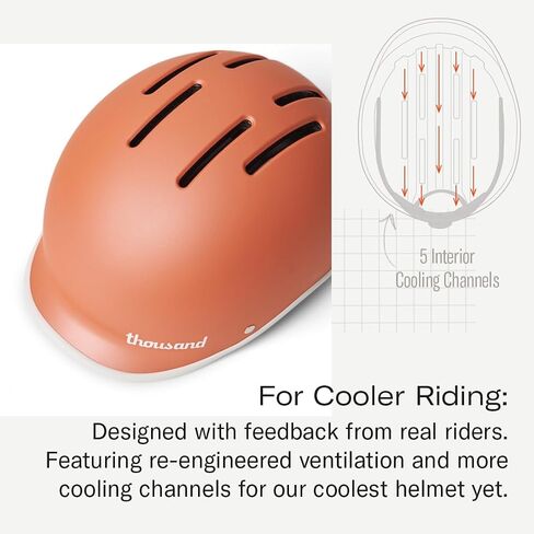 Thousand Bike Helmet for Adults - Heritage Collection - Safety Certified for Bicycle Skateboard Road Bike Skating Roller Skates Cycling Helmet (So Silver 2.0, Medium) in Kuwait