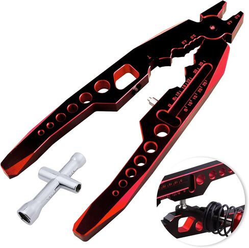Metal Shock Absorber Pliers Ball Head Pliers Clip Multi-Function RC Tools for Traxxas Arrma Axial Redcat Losi Tamiya HSP HPI Exceed Cars (Black Gold) in Saudi Arabia