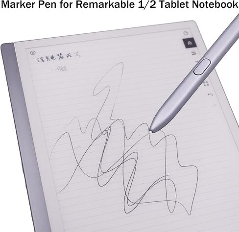 Black Pen for Remarkable 1/2 Tablet Notebook, Stylus Pen Replacement,No Charging Needed,No Setup,No Built in Eraser Enhance Your Digital Experience EMR Device Compatible in Saudi Arabia