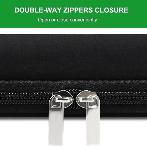 Laptop Sleeve Case 15.6 inch, Protective Briefcase Carrying Computer Bag, Traveling Portable Laptop Cover Compatible with MacBook, HP, Dell, Asus, Lenovo, Black in Saudi Arabia