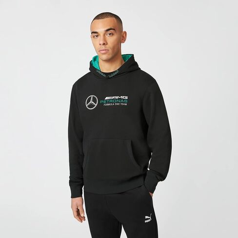 Mercedes AMG Petronas Formula One Team - Official Formula 1 Merchandise - Logo Hoodie - Grey - M in Saudi Arabia