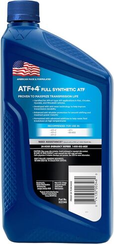Valvoline (VV346-6PK ATF+4 Automatic Transmission Fluid - 1 Quart, (Case of 6) in Saudi Arabia