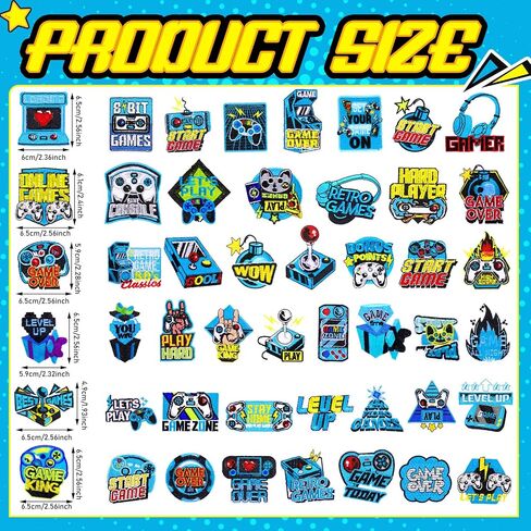 48 PCS Sun Iron on Patches Diy Patches Sun Patches Seil on Desterfered for Clothing Jeans Backpacks Hat Jacket Diy Craft in Kuwait