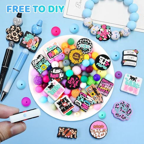 20 pcs Cross Focal Beads Silicone Focal Beads Jesus Faith Silicone Beads for Shaped Bulk Pens Beads Keychain Making in Kuwait