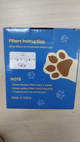 Pet Water Fountain Filters: Per Fountain Filter Replacement (24 Pcs) - 6 Months Set of Replacement Filters for ATMZIQXR S18 - Contains 12 Carbon Filters + 12 Sponges Filters in Saudi Arabia