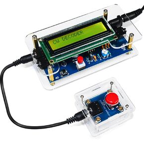EIELE Soldering Practice Kit Morse Code Decoder CW Morse Code Practice CW Audio Input Excellent Soldering Practice Project Ideal for School Teaching and Beginners （Requires Soldering）