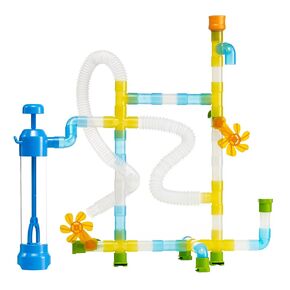 edxeducation Crazy Tube Set - Set of 73 - STEM Building Toy for Ages 5+ - Create Your Own Water Systems - Observe and Experiment with Water