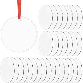 Acrylic Keychain Blanks - clear ornaments for crafts, Art Crafts
