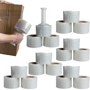 Wrap Stretch EZ Bander 3026 3 "× 1000 '80 Gauge Stretch Tape 18 Rolls لكل حالة