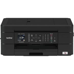 Brother Wireless All-in-One Inkjet Printer, MFC-J491DW, Multi-function Color Printer, Duplex Printing, Mobile Printing,Amazon Dash Replenishment Enabled, Black, 8.5 (MFCJ491DW)