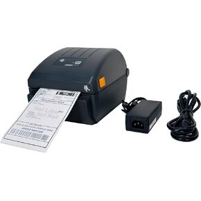 Zebra ZP230d Direct Thermal Barcode Label Printer USB ZP23042-D11G0000, Bundle with AC Adapter (Renewed)