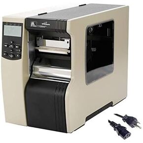 Zebra 110Xi4 Barcode Label Printer | Thermal Transfer & Direct | Industrial, 4-Inch, 203dpi, USB and Ethernet Interfaces, Power Cable (Renewed)