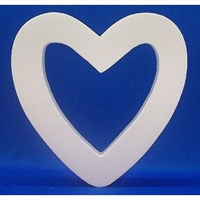 EPS Styrofoam Open Heart 16" or 18"x2" (18)