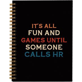 Human Resources Gifts Notebook Journal, HR Gifts for Women Men Coworkers Office, Thank You Appreciation Gifts for HR Manager Director, Spiral Notebook 5.5 x 8.3