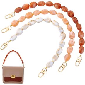PH Pandahall 3 Styles Handbag Bebag Chain Straps ، 15 Initive Gemstone Bag Hands Acrylic chrylic charms charms shript bag buckles for golden for for for facs inderarm bags indic