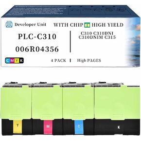 PLC-C310 006R04356 006R04357 006R04358 006R04359 Developer Unit Compatible for Xerox C310 C310DNI C310DNIM C315 Printers 1pack