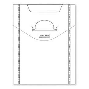 HERO ARTS Storage ENVELOPES 4X5 10PK, Clear