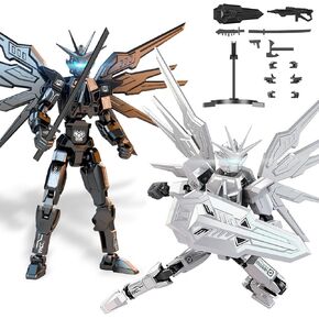 T13 Action Figure 2-Pack Set, Titan 13 Robot 3D Printed Already Assembled Collectible Toy with Dummy 13 Figure for 6 7 8 9 10 11 12 Years old Kids Gift, Titan13 & T-13 Model Kit for Kids & Adults