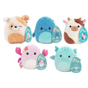 Squishmallows 5-Inch Mini Plush 5-Pack - Snuggle Collection- All Different, Official Jazwares Plush- Collectible Squishy Soft Stuffed Animals Toy- Add to Your Squad- Gift for Kids, Girls & Boys