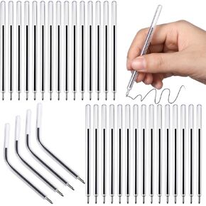100 Pcs Safety Pens 3.8 Inches Flex Fountain Flexible Non-lethal Paper Pens for Mental Health Hospitals and Prisons