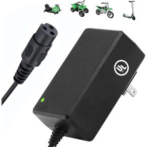 24V Charger UL Approved for Razor MX350 Dirt Bike MX400 Dir t Rocket, E100, E200, E300, Pocke t Mod, Moped, D irt Quad, Go Kart, Motorcycle, 4 Wheeler Electric Scooter Lead-Acid Battery