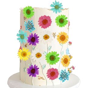 JeVenis Wildflower Cake Toppers Wildflower Decor Baby In Bloom for Baby Shower Birthday Bridal Shower Wedding Party Decoration