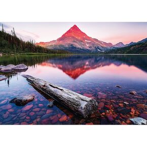 2000 Piece Jigsaw Puzzle for Adults – Glacier National Park, Redwood Forest & Mountain Landscape – Large Nature Puzzle, Challenging & Eco-Friendly, 39" x 28"