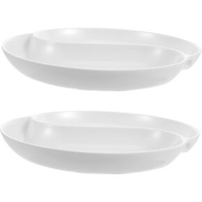 2pcs Shape Paint Mixing Trays Lightweight and Portable Ink Dishes for Calligraphy Watercolor Painting and Pigment Mixing Easy to Clean Art Supplies