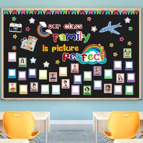 Sunshin 91Pcs Classroom Tree Bulletin Board Decorations Set Boho Heart Bird Swing Cutouts Growing Hearts Minds Bulletin Board Decor for School Home Wall Decor