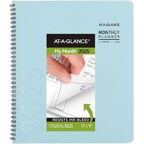 AT-A-GLANCE 2026 Planner, Monthly, 9" x 11", Large, Contemporary Lite, Black (7026XL0526)