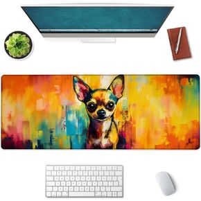 Mallard Ducks Large Mouse Pad, Gaming Mouse Pad, Keyboard Mat, Non-Slip Rubber Base, Office Accessories, Desk Mat, MousePads for School, Work, Home Decor Gifts 31.5" x 11.8"