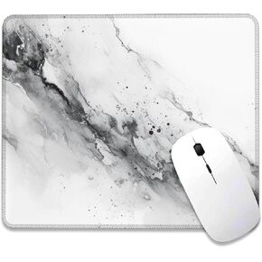Pink Cherry Blossoms Square Waterproof Mouse Pad, Soft Gaming Mouse Pads, Cute Mousepad Non-Slip Rubber Base Mouse Mat for Laptop Office Desk Accessories