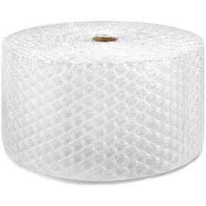 AVG Packaging Large Bubble Wrap - Bulk Bubble Wrap Roll for Moving & Shipping - Heavy Duty Packing Wrap, Perforated Every 12" (125' x 1/2" x 12")