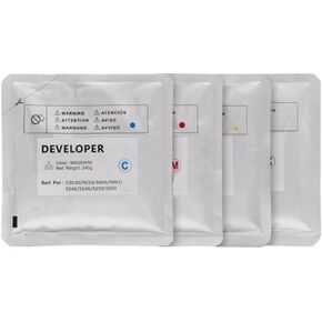 1PCS Developer Powder Compatible with C600 C-650 C700 C710 C750 C800 C810 C850 C910 C7570 C7565 C7580 NPG-72 GPR-56(BK 1PCS)