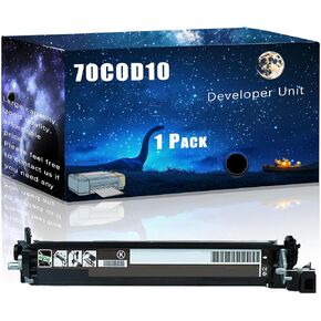 70C0D10 Compatible Developer Unit Replacement for Lexmark High Yield Compatible CS310dn CS310n CS317dn CS410dn CS410dtn Printers, Meet Printing Needs (1 Pack Yellow)