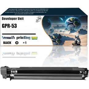 Replacement Parts Developer Unit GPR-53 Compatible with Canon ImageRUNNER Advance C3325i C3330i C3525i C3530i DX C3720i C3725i C3730i Printers, Contains Chip and Clear Printing (1 Pack Yellow)