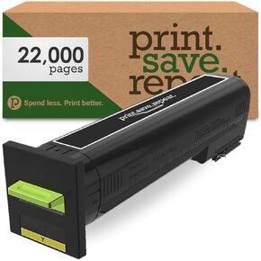 Print.Save.Repeat. Lexmark 72K1XY0 Yellow Extra High Yield Remanufactured Toner Cartridge for CS820 [22,000 Pages]