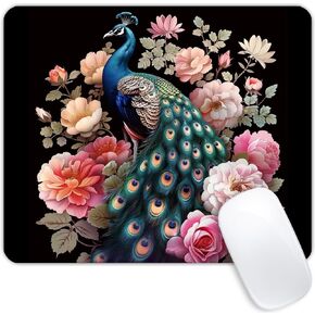Square Mouse Pad Colorful Artistic Giraffe-1,Gaming Mouse Pads for Desk,Soft Computer Waterproof Non-Slip Mouse Mat
