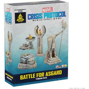 Marvel: Crisis Protocol Battle for Asgard Terrain Pack - Enhance Your Battles with Asgardian Terrain! Tabletop Superhero Game, Ages 14+, 2 Players, 90 Minute Playtime, Made