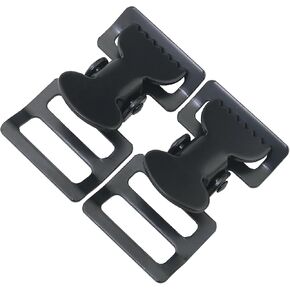 2PCS Webbing Clip Metal Replacement Strap Buckle 27mm Heavy Duty Luggage Backpack Pet Collar Leash Replacement Parts