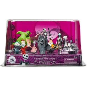 Nightmare Before Christmas Box 9 Pc PVC Figure Play Set Playset Figurine
