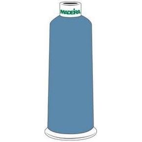 Madeira Rayon Embroidery Thread 5500yd Cone BLUE Color: 1028