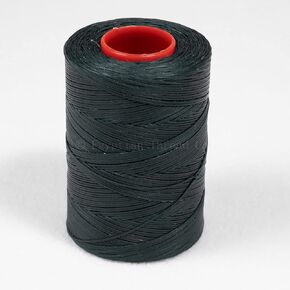 1.0mm Ritza 25 Tiger Thread - Braided Polyester Thread - Waxed for Leather Hand Sewing - Made in Germany - Full Factory Sealed Spools Manufactured by Julius Koch - 500 Meters, Green - JK11