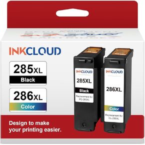 أعلى سعة PG-285XL CL-286XL خراطيش الحبر البديل لـ Canon PG-285 XL CL-286 XL 285 286 COMBO Pack Pixma TS7720 TR7820 TS7722 TR 7820 TS 7720PRINTERS (BK 400PPAGES ، 400PPAGES)