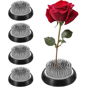 4 PCS Flower Frogs Frogs Floral Frogs Flower Vase Round Round Flower Flower Tool حامل دبوس دبوس Ikebana زهرة دبوس الضفادع لترتيبات زهرة المزهرية Home DIY Craft