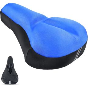 وسادة مقعد الدراجة، غطاء مقعد الدراجة مبطن من الجل لراحة الرجال والنساء، وسادة مقعد الدراجة لمقعد الدراجة الضيق، ممتص للصدمات، وسادة الدراجة مناسبة للجبال والطرق ودراجة التمرين in Kuwait