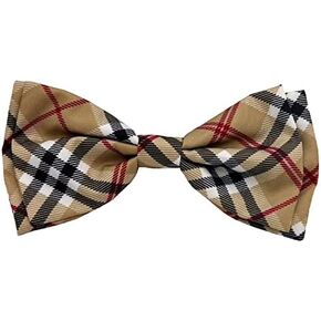 Huxley & Kent Extra-Large Plaid Bow Tie Collar for Pets | Fun Bow Ties for Dogs & Cats | Comfortable & Durable