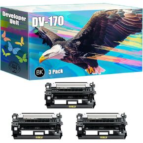 وحدة المطورين DV-170 متوافقة مع Toshiba EcoSys M2035DN M2535DN P2135D P2135DN FS-1035MFP FS-1135MFP FS-1320D PRINTERS (2 حزمة أسود)