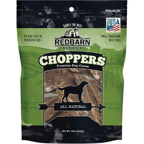 Redbarn Beef Lung Choppers Dog Chew, All-Natural high-Protein Low-Fat Grain-Free, Highly Palatable Treats sourced from Grass-Fed Cattle, Pack of 2